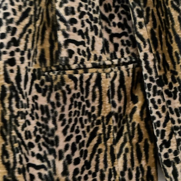Vintage Leopard Print Jacket in velvet - Picture 6 of 11